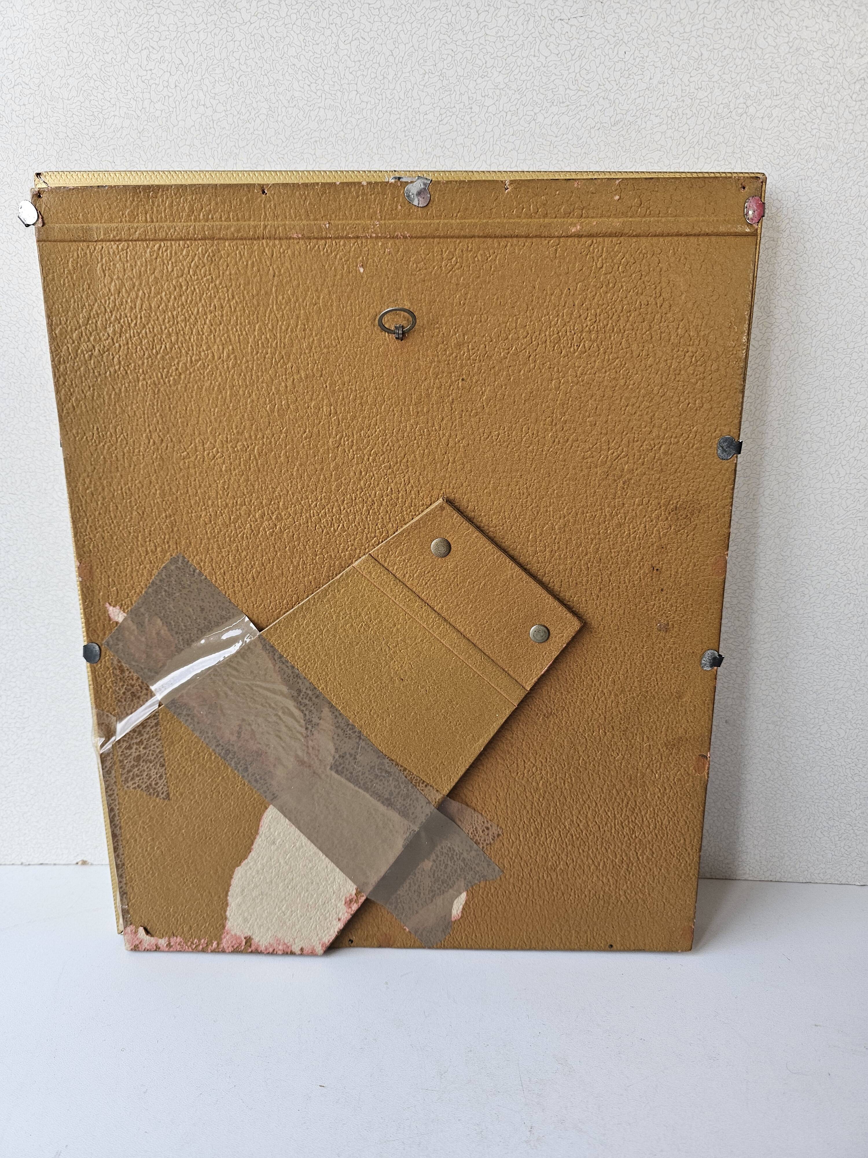 Pastel painting of Notre Dame de la Garde, Marseille. Signed JM (Signature at id)