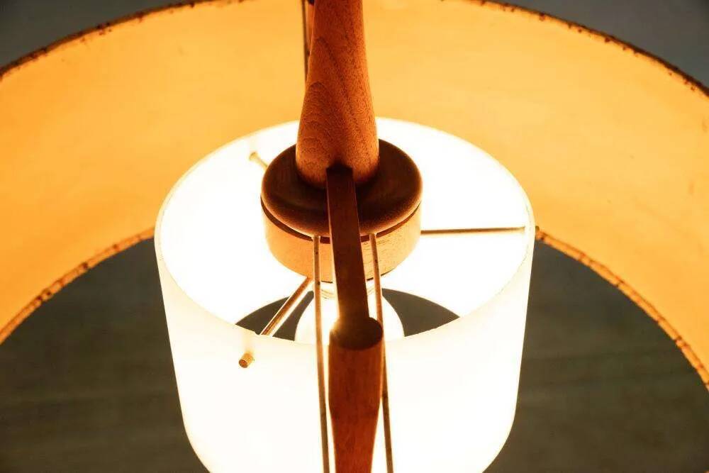 Vintage Temde lighting suspension, mid-century suspension from the sixties.