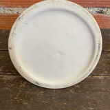 Old Lamp Base Vintage Beige Ceramic Candle Holder #D833