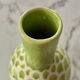 Glazed terracotta vase
