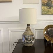 Pied de lampe en céramique de Jean-Claude Malarmey