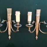 Paire d'appliques de style Louis XVI