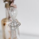 Golden vintage decanter