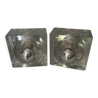 2 vintage Willa wall lamps from the 70s