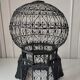 Metal and wood birdcage