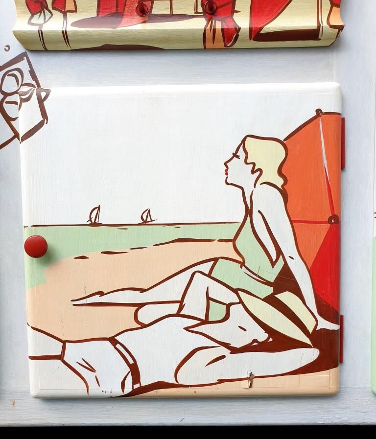 Buffet Deauville 1950 pop art XIX by Laurence DELMOTTE BERREBY