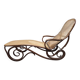 Chaise longue 1900 bois courbé
