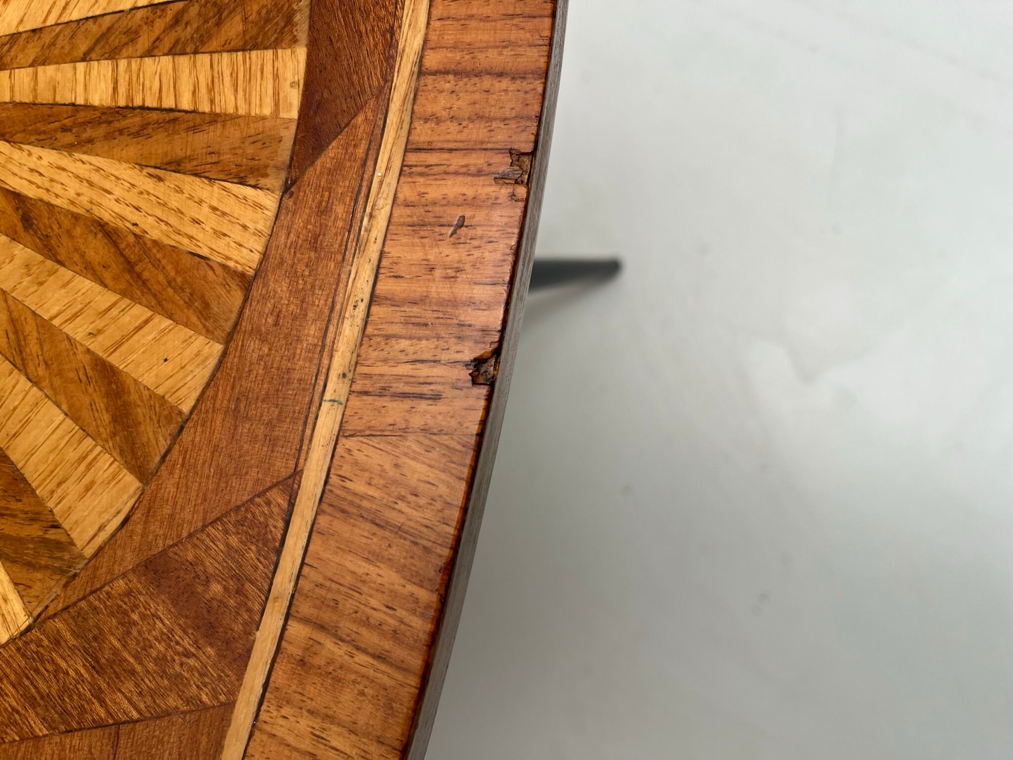 Oval coffee table imitation Galé 70s