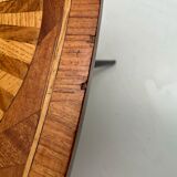 Oval coffee table imitation Galé 70s