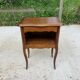 Louis XV wooden bedside table with drawer
