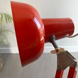 Vintage orange articulated desk lamp