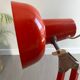 Vintage orange articulated desk lamp