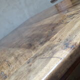 Solid walnut kneading table old XIX°