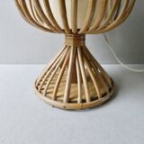 Rattan lamp from the 60s