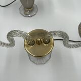 Paire de Lampe Candélabre en Cristal - Val d’Andelle