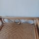 Lot de 2 commodes 3 tiroirs en rotin vintage
