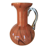 Pichet Vintage en Opaline de Florence Italie Années 60 70
