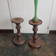 Pair of pedestal tables