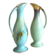 Bay ceramic vase 523-17, pastel, westgerman pottery, 50's interior