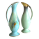 Bay ceramic vase 523-17, pastel, westgerman pottery, 50's interior