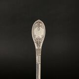 Paire de couverts en argent Gorini style Empire poinçon Minerve et monogramme riche décor