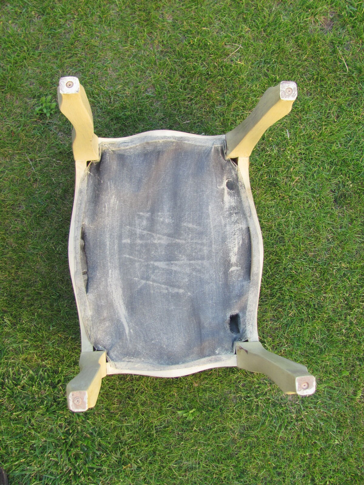 Footrest-Shabby Chic-Louis XV style