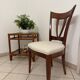 Table et chaises en merisier style Louis Philipe