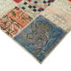 Hand-knotted anatolian contemporary 208 cm x 296 cm multicolor patchwork carpet
