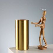 Lampe de table vintage en laiton, design minimaliste, Italie, 1960-1970