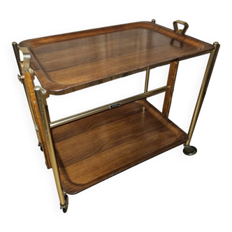 Foldable Textable serving trolley 1950-60