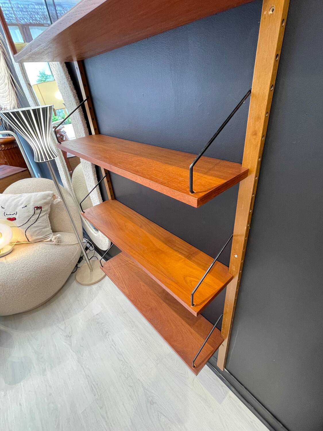 Poul Cadovius wall library in teak 1960s