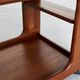 Mid-Cenntury C-Shaped Bar Trolley in Teak by K.T. Møbler