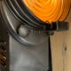 Cinema projector A.E Cremer Paris on its adjustable wooden foot circa 1960
