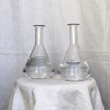 Two old carafes