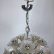 Venini, vintage 35 glass flowers sputnik from 70s