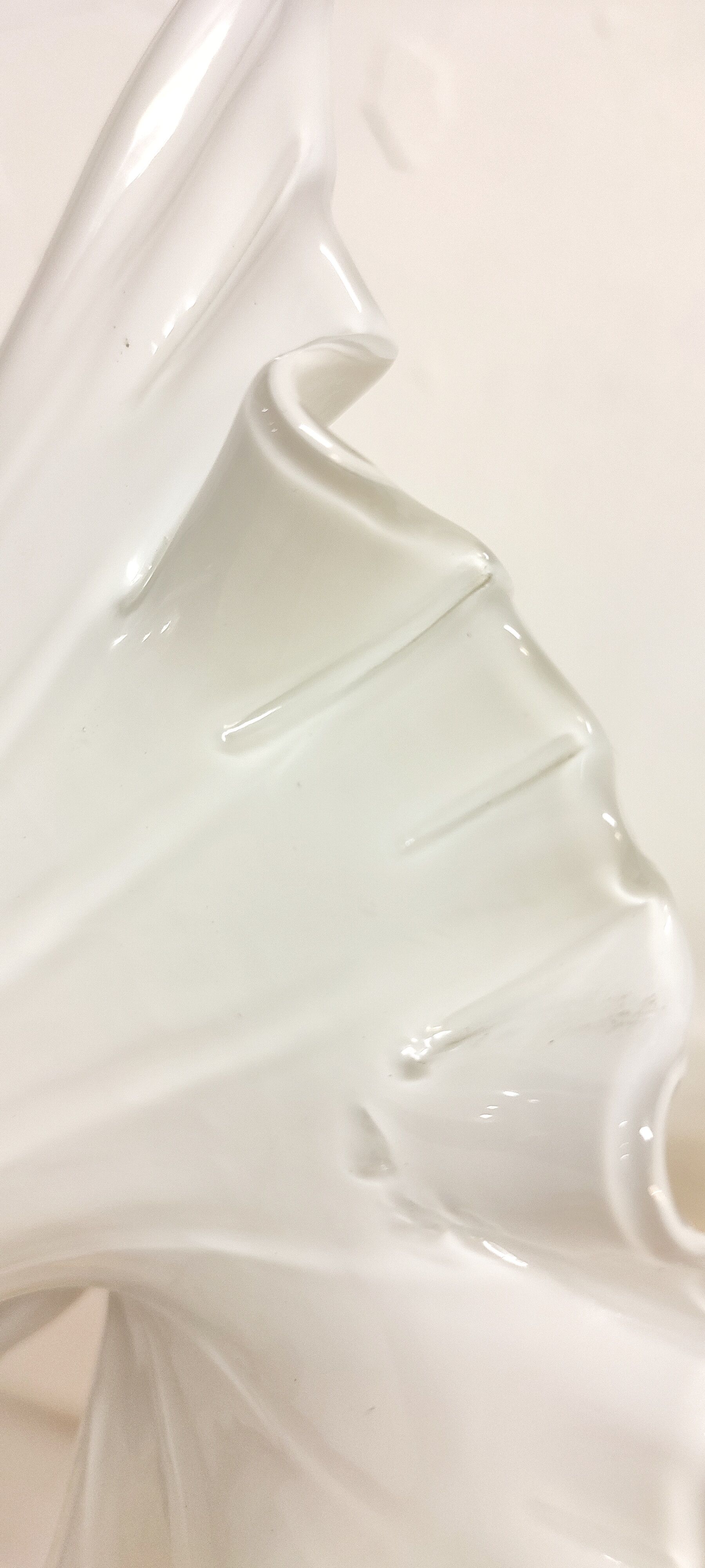 Pair of table lamps calla lily "Franco Luce" murano glass. Italy 1960s.