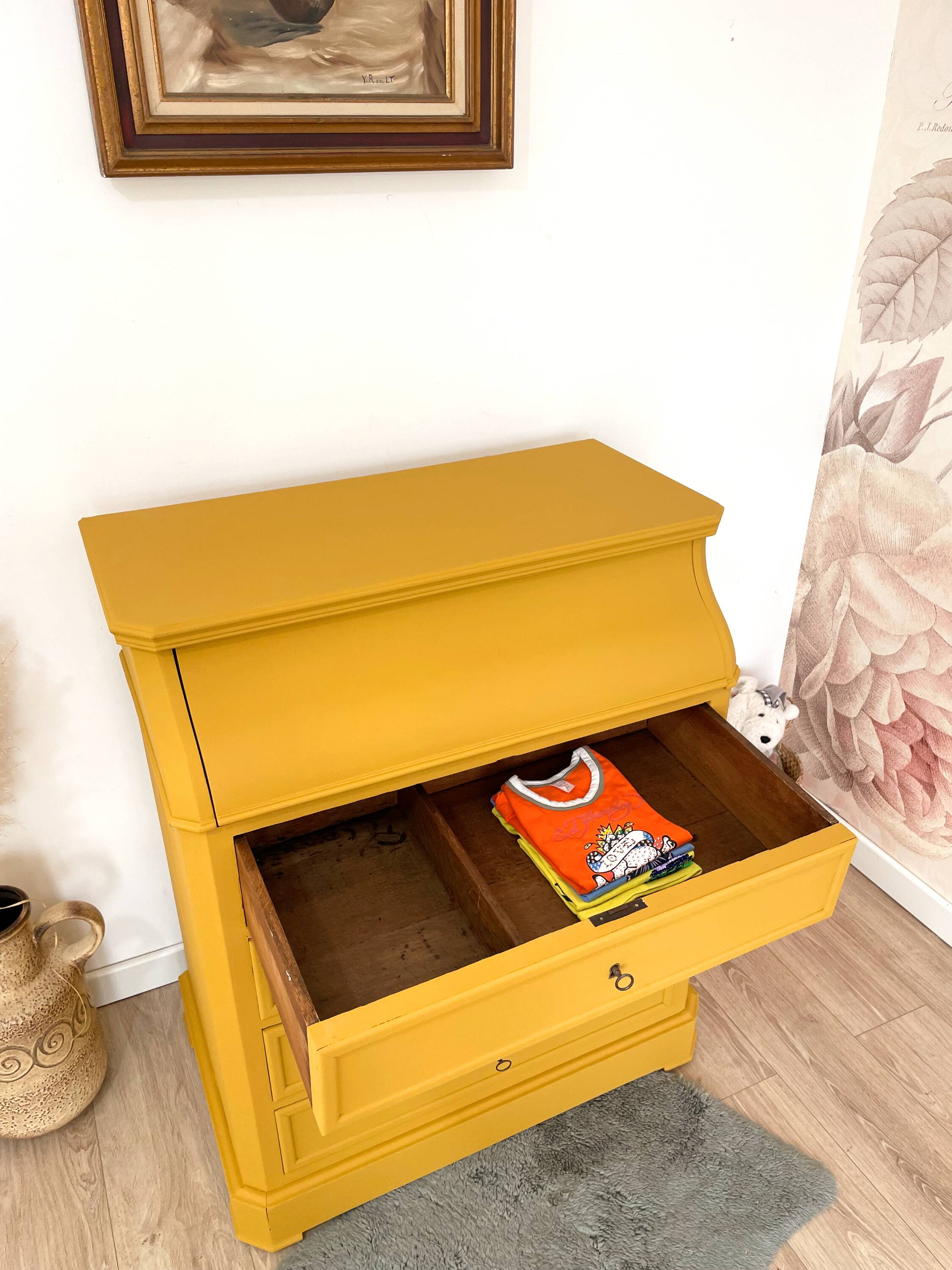 Louis Philippe changing table and dresser