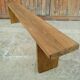Bench 200 cm old patinated solid wood