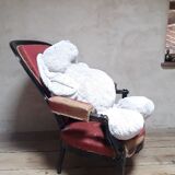Voltaire armchair with rack and pinion XIX°