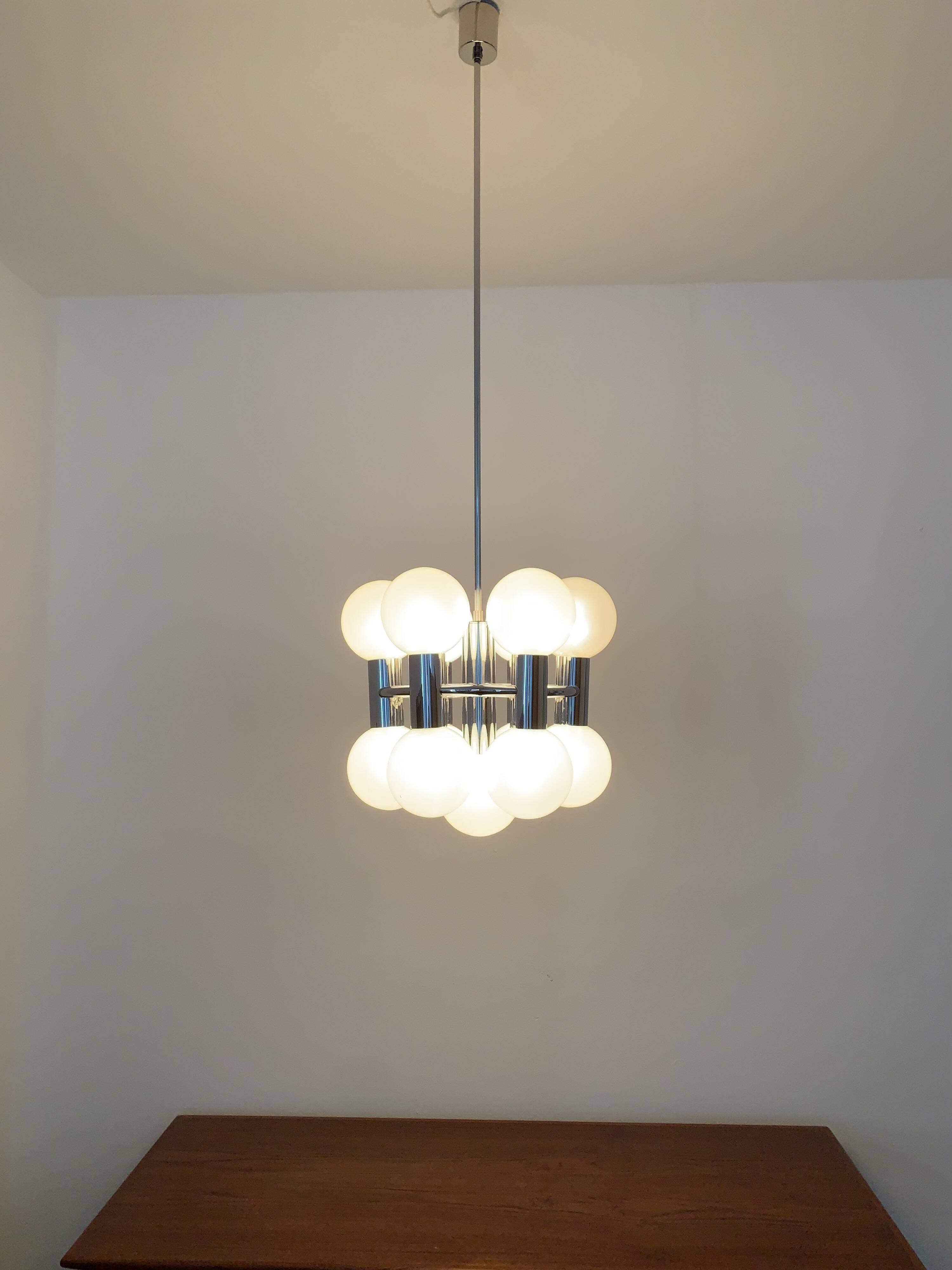 1970s Sputnik Chandelier by Motoko Ishii for Staff