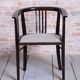 Fauteuil Art Déco en chêne, tchèque, années 1920