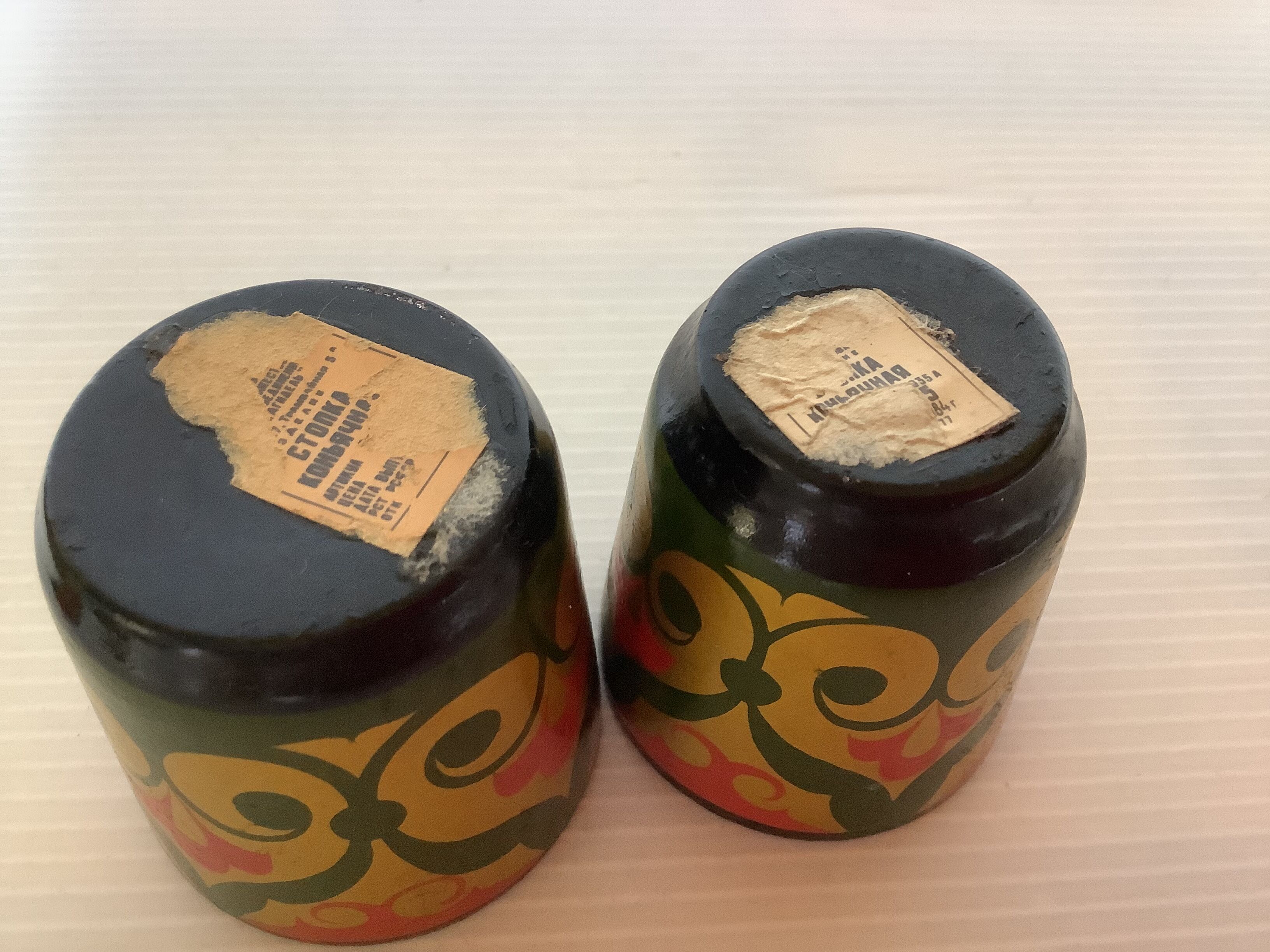 Set of six russian cockroaches