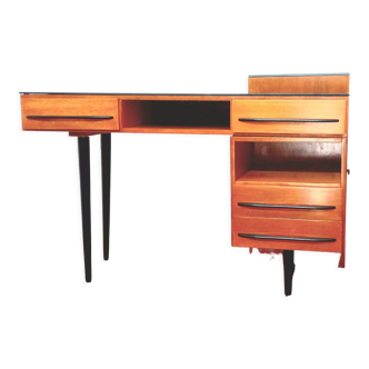 Console, desk with cabinet proj. M.Pozar, Up Zavody, Czechoslovakia