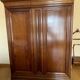 2-door wardrobe in solid cherry wood – Atelier Bonsecours