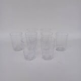8 Baccarat crystal goblets, Richelieu model.