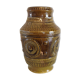 Olive green vintage vase ceramic Fat Lava Bay Keramik