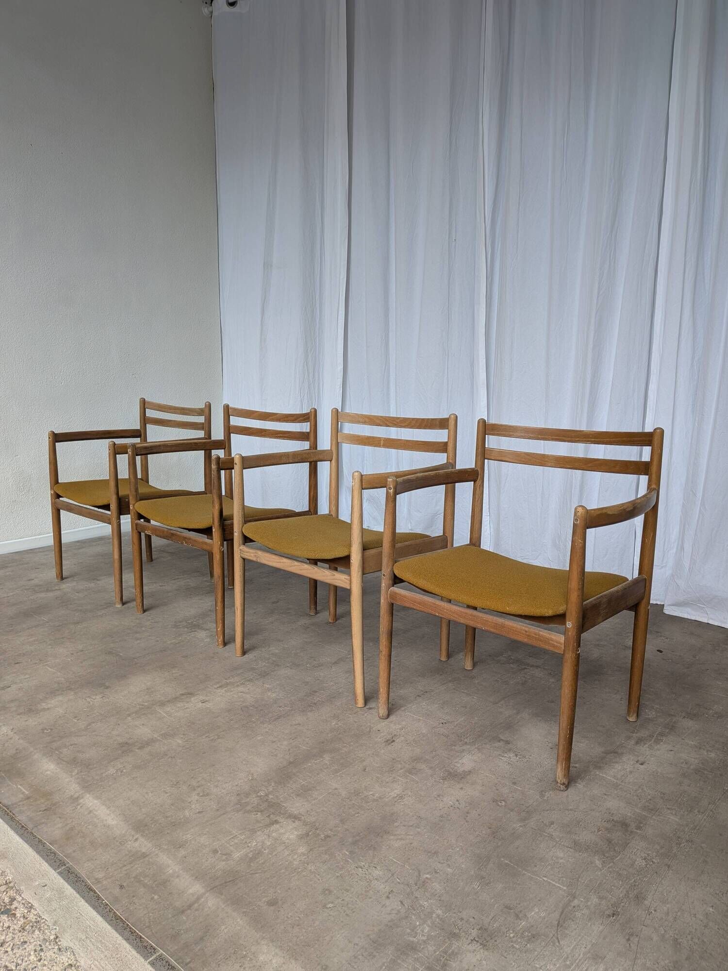 Set of 4 Yugoslav STOL Kamnik Armchairs /Vintage Mid Century Dining Chair