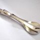 Vintage silver-plated serving tongs GULDEN - Hospitality goldsmithing