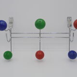 Coat rack colored balls