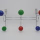Portemanteau boules colorées